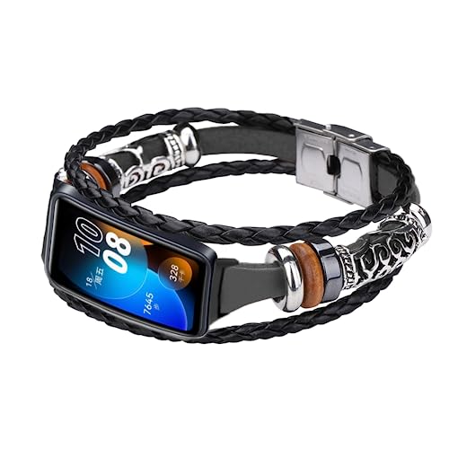 WIIKAI Armband Ersatzarmbänder für HUAWEI band 8 Uhrenarmbänder FG.(Schwarz) von WIIKAI