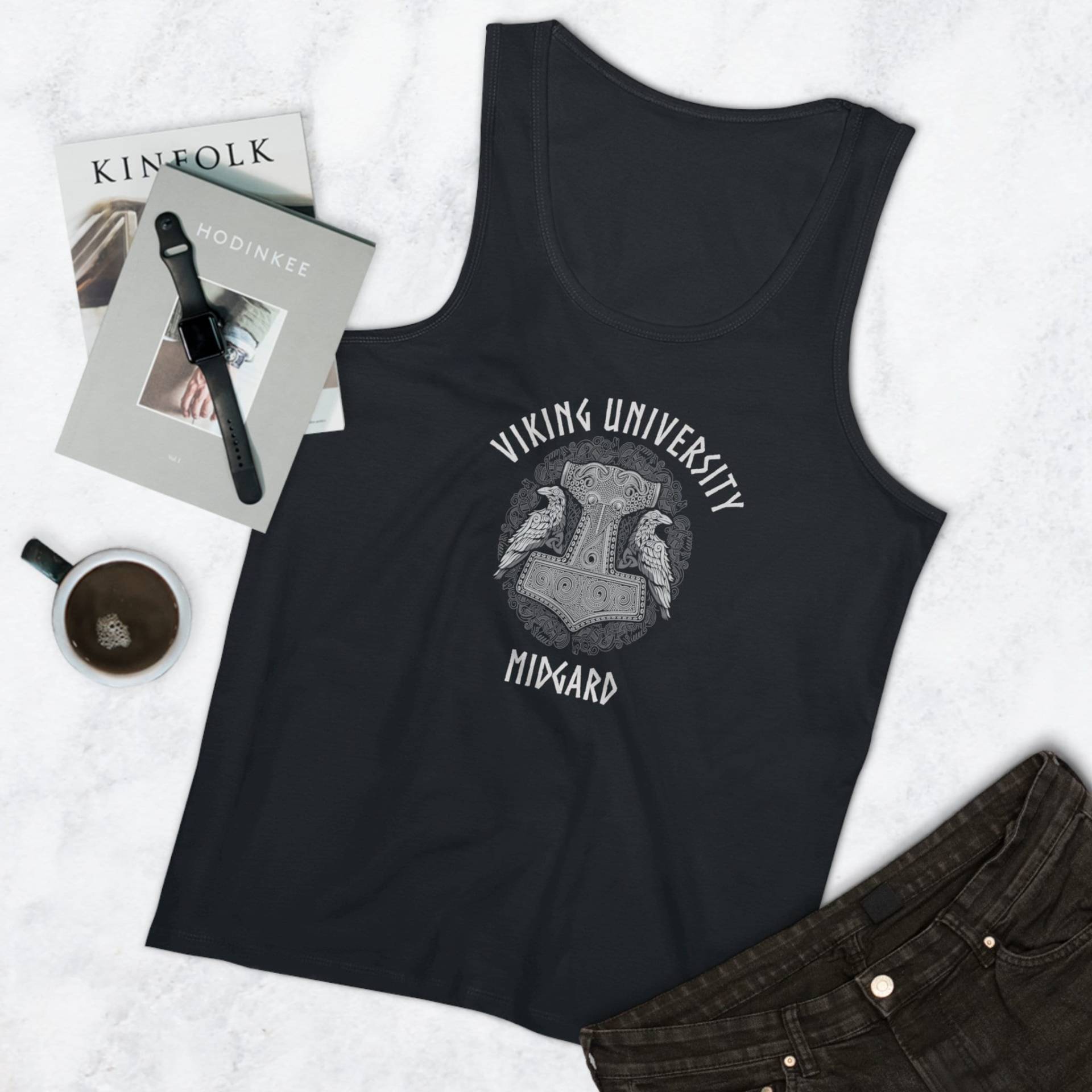Bio Tank Top "Viking University Midgard" | Bio-Baumwolle Wikinger Geschenk Vatertag Papa Bruder Sohn Geburtstag Bio Tank Top "Viking University Midgard" | Bio-Baumwolle Wikinger Geschenk Vatertag Papa Bruder Sohn Geburtstag von WIKINGERKOENIG