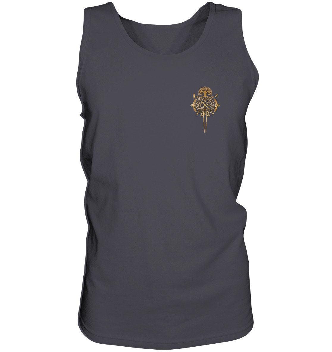 Goldener Walknut - Tank-Top | Runen Wikinger Bruder Papa Vatertag Geburtstag Training Tolle Idee Nordisch By Nature Goldener Walknut - Tank-Top | Runen Wikinger Bruder Papa Vatertag Geburtstag Training Tolle Idee Nordisch By Nature von WIKINGERKOENIG