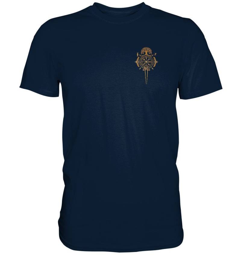 Goldener Walknut | Wikinger Geschenk Colles Shirt Runen Alter Glaube Götter Schutz Bruder Papa Vatertag Geburtstag Goldener Walknut | Wikinger Geschenk Colles Shirt Runen Alter Glaube Götter Schutz Bruder Papa Vatertag Geburtstag von WIKINGERKOENIG