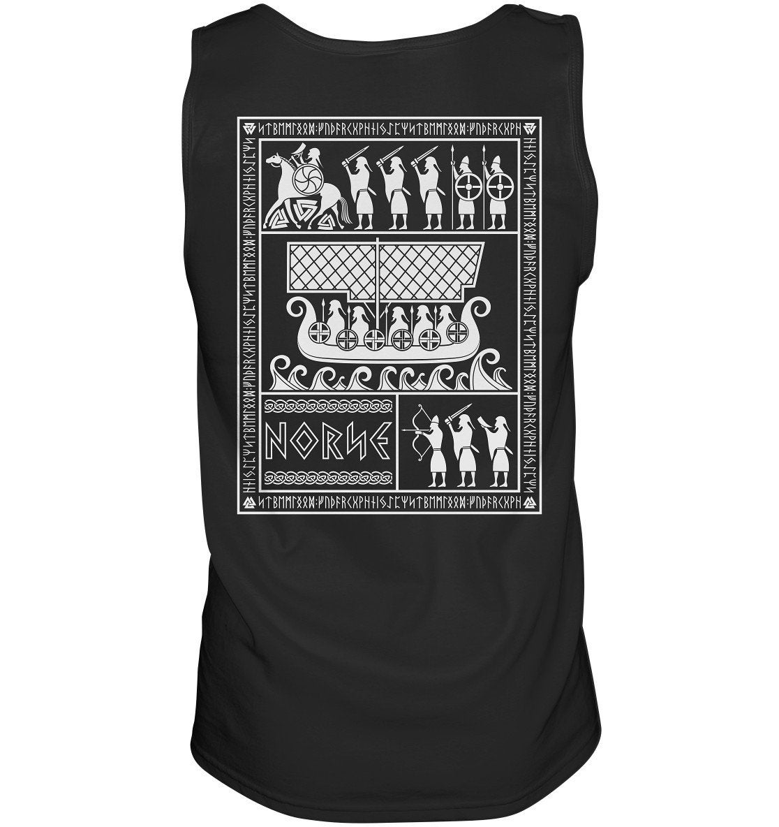 Old Norse Tank Top | Wikinger Rabe Odin Geschenk Geburtstag Viking Schutz Shirt Vater Bruder Vatertag Sport Old Norse Tank Top | Wikinger Rabe Odin Geschenk Geburtstag Viking Schutz Shirt Vater Bruder Vatertag Sport von WIKINGERKOENIG