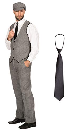 Wilbers&Wilbers W3303750-52+O22546 grau Herren 1920 er Jahre Mann Kostüm Thomas Gr.52 von WILBERS & WILBERS