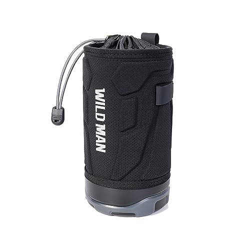WILD MAN 1L Fahrrad Wasserflasche Halter Tasche Tragbare Wasserkocher Tasche Roller Lagerung Tasche für Kickscooter Klapprad MTB Fahrrad Touring Sport Messenger Bag (Wasserkocher nicht enthalten) (R1, von WILD MAN
