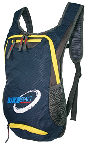 Fahrradrucksack für Trekking Outdoor Sport | Ultra-Leichter handlicher Rucksack fürs Bike in 2 Farben | gepolstert (Blau) von WILD THINGS ONLY !!!