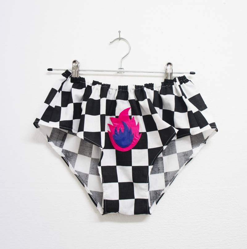 Checkered Flames Shorts Checkered Flames Shorts von WILDAWOLF