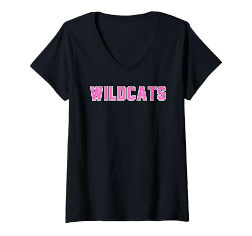 Damen WILDKATZEN T-Shirt mit V-Ausschnitt Damen WILDKATZEN T-Shirt mit V-Ausschnitt von WILDCATS
