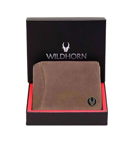 WILDHORN Top Grain Leather Wallet for Men I Ultra Strong Stitching I 2 Currency Compartments (Tan Hunter) von WILDHORN