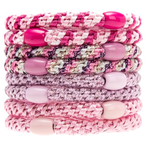 WILDREEDS Haargummis für dickes Haar, Haargummi, Armband, Pferdeschwanzhalter, außergewöhnlich sicher mit sanftem Halt, Haargummis für Mädchen und Frauen, Haar-Accessoires, gemischte Farben, 16 Stück WILDREEDS Haargummis für dickes Haar, Haargummi, Armband, Pferdeschwanzhalter, außergewöhnlich sicher mit sanftem Halt, Haargummis für Mädchen und Frauen, Haar-Accessoires, gemischte Farben, 16 Stück von WILDREEDS