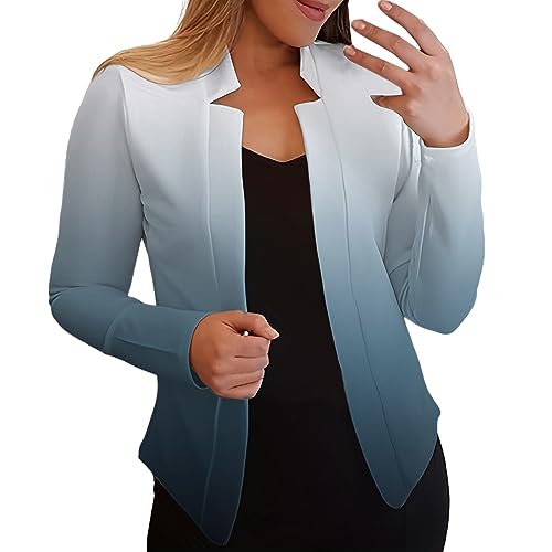 Damen-Blazer+Sportlich-Elegant Schwarze Blazer Damen Elegant Lang Blazer Damen Elegant Blazer Schwarz Damen Blazer Herren Schwarz Blazers Blazer Damen Sportlich Elegant Langjacken Damen Elegant Blaz von WILLBEST