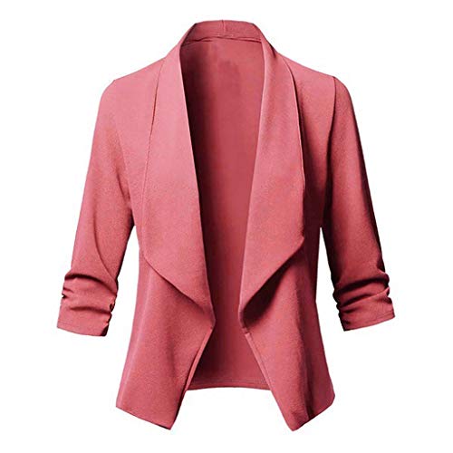 Damen Blazer Schwarz Long Blazer Damen Lang Sportlich Blazer Blazer Damen Oversized Damen Blazer Sportlich Elegant Lang Sommer Damen Blazer Blazer-Damen Blazer Damen Beige Sweatblazer Damen Winter B von WILLBEST