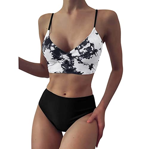 Leopardenmuster top schwimmkleidung Damen Bikini Hose Brazilian Style Boxershorts Damen String Tanga Bikini Sets für Tankini bauchweg mützen Mode für Frauen ab 50 Jahren ba von WILLBEST