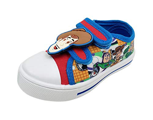 Kinder Disney Toy Story Woody Canvas Schuhe, - Blau / Weiß / Rot - Größe: 28 EU von WILLIAM LAMB