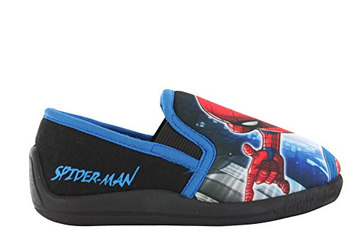 Spiderman Boys Elias Slippers Blue 12 UK Child von WILLIAM LAMB