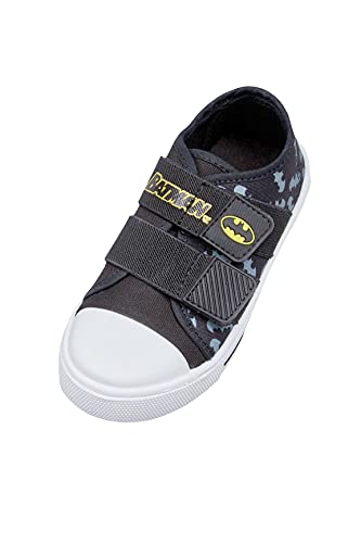 WILLIAM LAMB Batman Jungen-Canvas-Sneaker mit Klettverschluss - EU 32 von WILLIAM LAMB