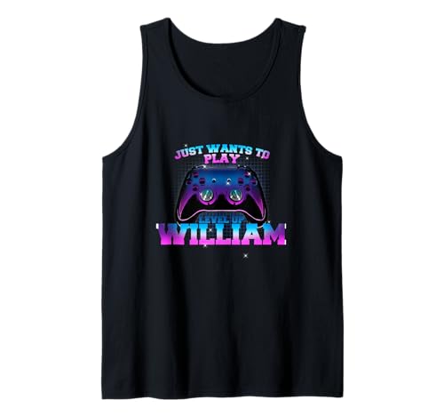 Herren WILLIAM - LEVEL UP mit Controller: WILL NUR SPIELEN Tank Top Herren WILLIAM - LEVEL UP mit Controller: WILL NUR SPIELEN Tank Top von WILLIAM Sohn Enkel Geburtstag Geschenkideen