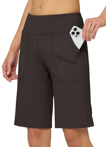 WILIIT Shorts Damen Sommer Sporthose Bermuda Baumwolle Yoga Shorts High Waist Kurze Hose Laufshorts Traininghose Fitness Running Gym mit Taschen Kaffee XS WILIIT Shorts Damen Sommer Sporthose Bermuda Baumwolle Yoga Shorts High Waist Kurze Hose Laufshorts Traininghose Fitness Running Gym mit Taschen Kaffee XS von WILLIT