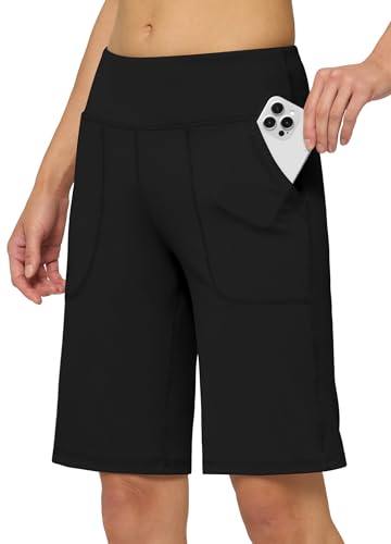 WILIIT Shorts Damen Sommer Sporthose Bermuda Baumwolle Yoga Shorts High Waist Kurze Hose Laufshorts Traininghose Fitness Running Gym mit Taschen Schwarz L WILIIT Shorts Damen Sommer Sporthose Bermuda Baumwolle Yoga Shorts High Waist Kurze Hose Laufshorts Traininghose Fitness Running Gym mit Taschen Schwarz L von WILLIT