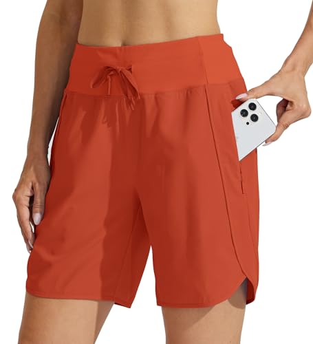 WILLIT Damen Shorts Sporthose Kurz High Waist Laufhose Sommer Laufshorts Schnelltrocknend Wanderhose Kurze Hose Sport Fitness Running mit Taschen 7" Tomatenrot 3XL WILLIT Damen Shorts Sporthose Kurz High Waist Laufhose Sommer Laufshorts Schnelltrocknend Wanderhose Kurze Hose Sport Fitness Running mit Taschen 7" Tomatenrot 3XL von WILLIT