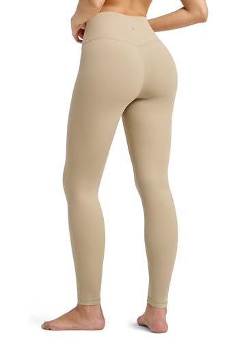 WILLIT Damen Leggings Blickdicht Sporthose Hohe Taille Leggins Bauchkontrolle Sportleggings für Yoga Workout im Fitnessstudio 64cm Khaki XS WILLIT Damen Leggings Blickdicht Sporthose Hohe Taille Leggins Bauchkontrolle Sportleggings für Yoga Workout im Fitnessstudio 64cm Khaki XS von WILLIT
