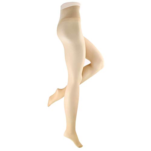 WILOX Damen Feinstrumpfhose mit breitem Softbund dezent glänzende SAMT MATT 20 den 10500-makeup-48-50 von WILOX