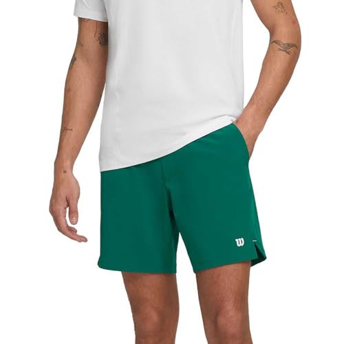 WILSON Herren-Shorts Team Short Courtside 7 Zoll Grün PE 2024 von Wilson