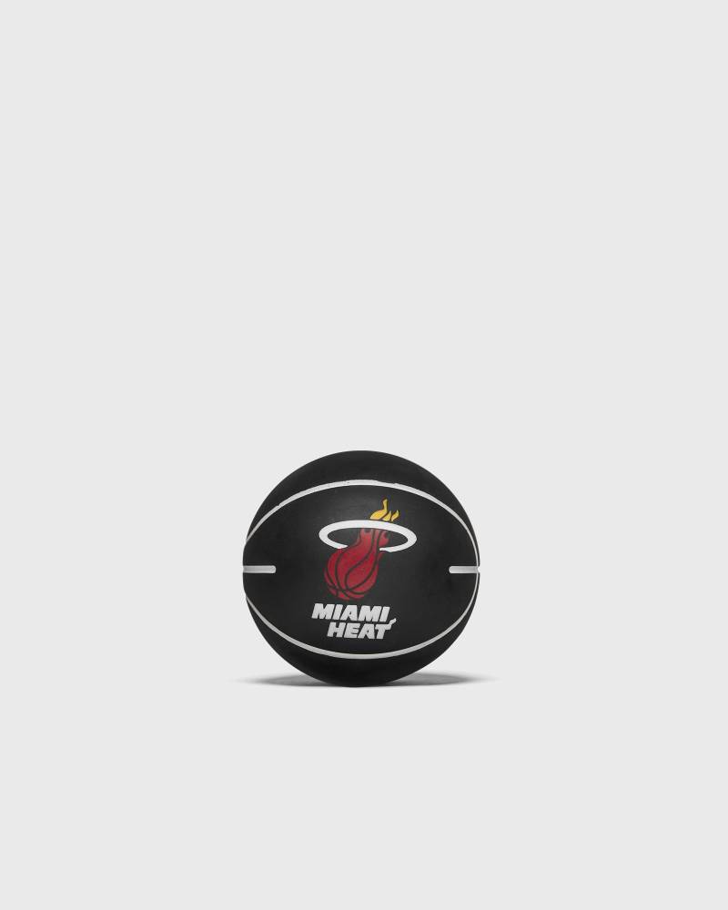 WILSON MINI NBA DRIBBLER BASKETBALL MIAMI HEAT men Sports Equipment black in Größe:ONE SIZE von WILSON