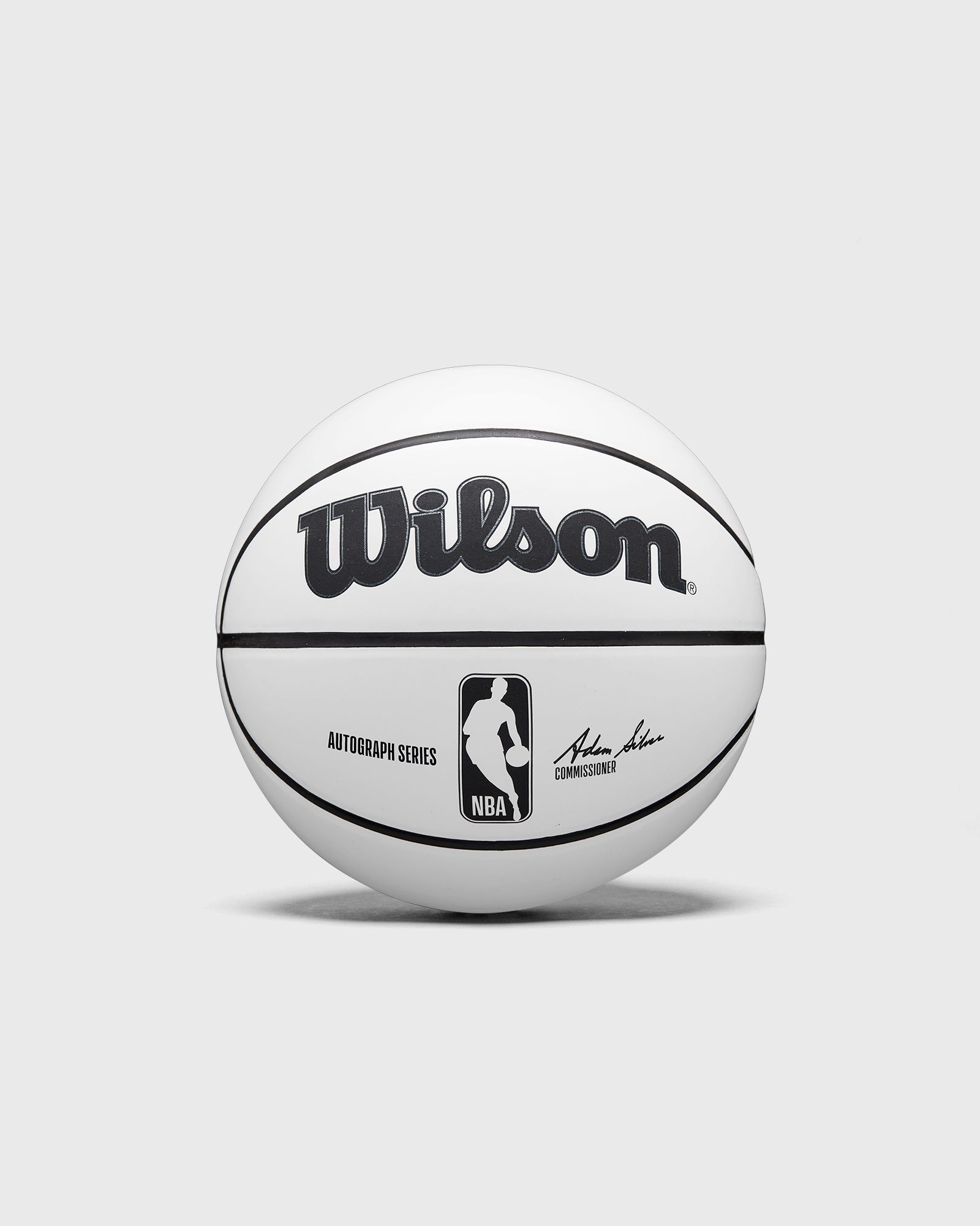 WILSON NBA AUTOGRAPH BASKETBALL ADAM SILVER SIZE 3 men Sports Equipment white in Größe:ONE SIZE WILSON NBA AUTOGRAPH BASKETBALL ADAM SILVER SIZE 3 men Sports Equipment white in Größe:ONE SIZE von WILSON