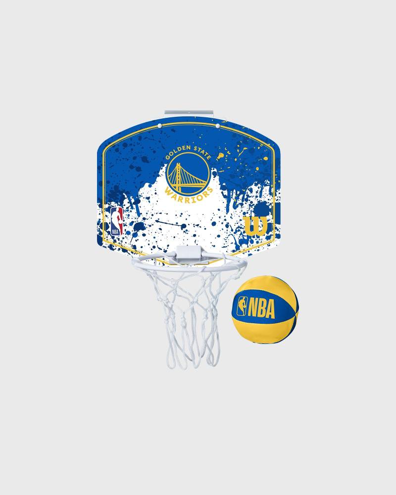 WILSON NBA TEAM MINI HOOP GOLDEN STATE WARRIORS men Cool Stuff blue in Größe:ONE SIZE von WILSON