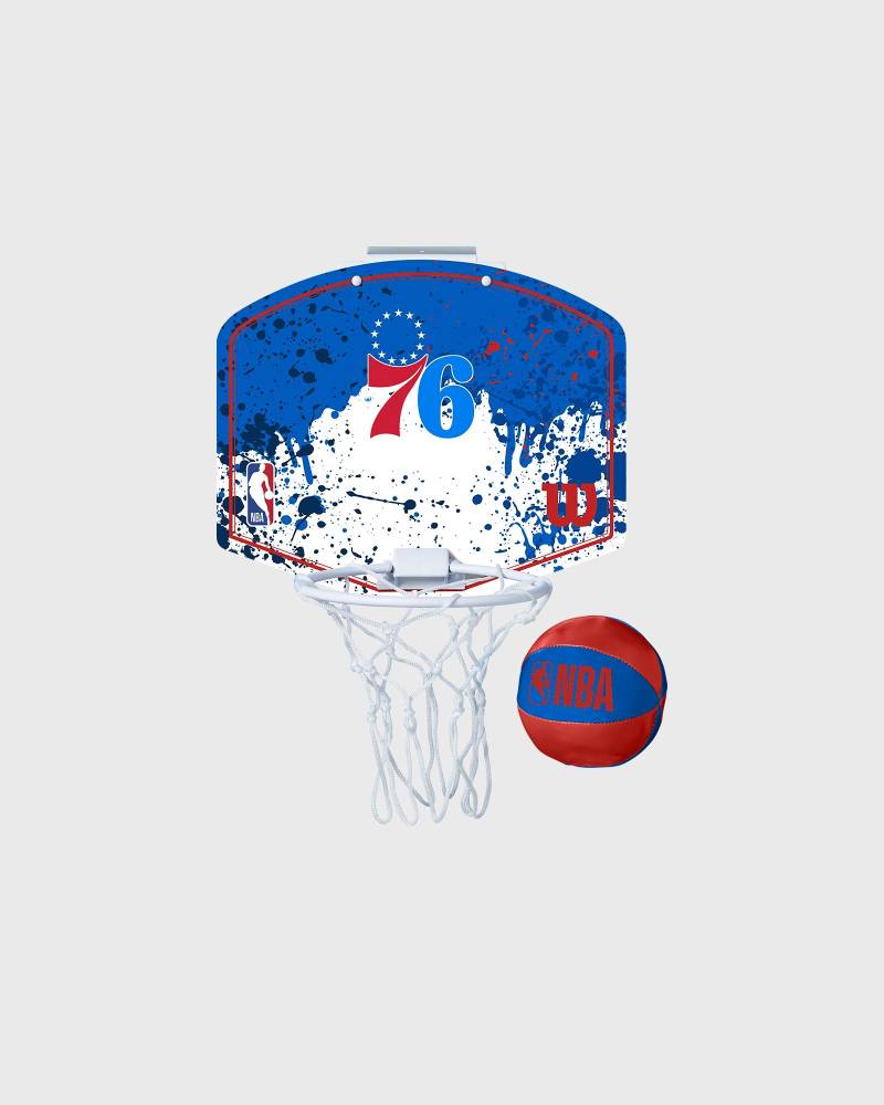 WILSON NBA TEAM MINI HOOP PHILADELPHIA 76ERS men Cool Stuff red in Größe:ONE SIZE von WILSON