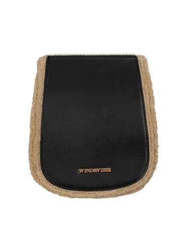 WIND & VIBES Austauschbare Teddy Padded Flap für synthetische Leder-Tasche - Passen Sie unsere Tasche ganz einfach an, um Ihrem Lebensstil eine charmante Note zu verleihen von WIND & VIBES