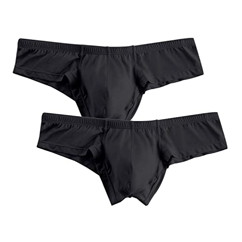 WINDAY Herren Slip Micro Modal Bikini Slip und Low Rise Unterwäsche AD325, 2er-Pack schwarz, Large WINDAY Herren Slip Micro Modal Bikini Slip und Low Rise Unterwäsche AD325, 2er-Pack schwarz, Large von WINDAY