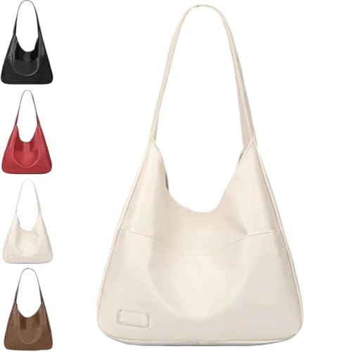 WINDEHAO Ooomay Bag The Maya Bag Oomay Tote Bag Vegan Leather Tote for Women Large Capacity Ooomay Maya Shoulder Bag, beige, M von WINDEHAO