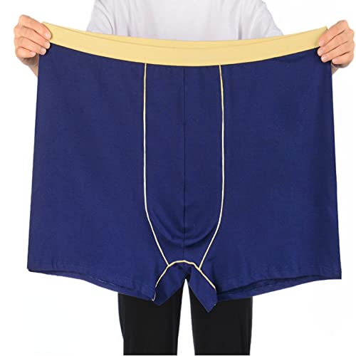 WINDEHAO Übergröße 13XL (200 kg) Herren-Boxershorts, 3 Stück Herren-Unterwäsche, locker, weich, groß, übergroße Elastizität, Baumwollunterhose (dunkelblau, 12XL passend für 160–180 kg) von WINDEHAO