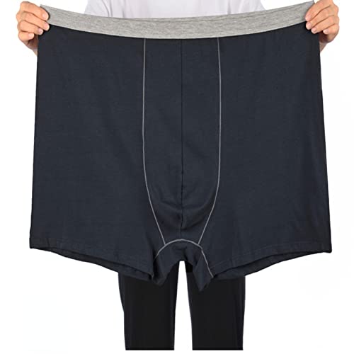 WINDEHAO Übergröße 13XL (200 kg) Herren-Boxershorts, 3 Stück Herren-Unterwäsche, locker, weich, groß, übergroße Elastizität, Baumwollunterhose (schwarz, 11XL passt 150–160 kg) von WINDEHAO