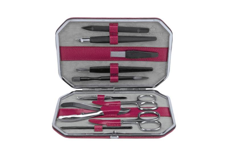 WINDROSE Maniküre-Etui 10-teiliges Maniküretui Beluga von WINDROSE