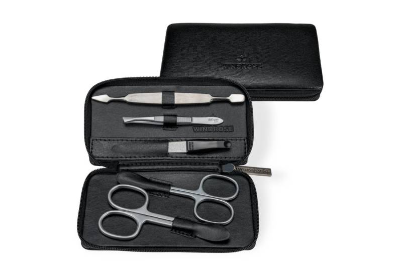 WINDROSE Maniküre-Etui 5-teiliges Maniküretui Ambiance, Bestückung aus dem Hause Becker/Solingen von WINDROSE