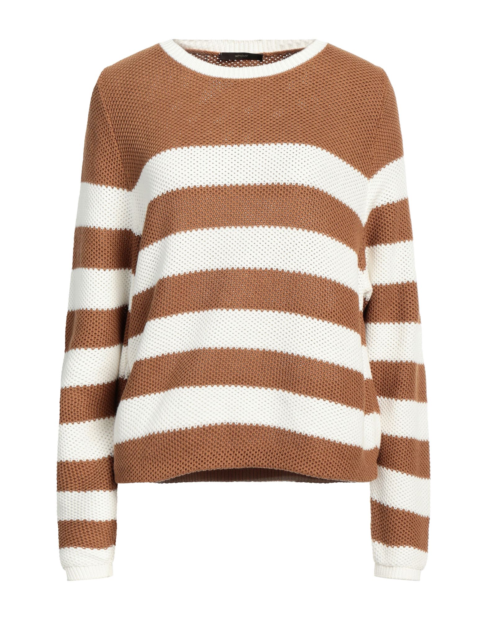 WINDSOR. Pullover Damen Kamel von WINDSOR.