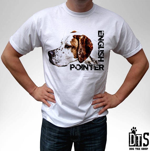 Englisch Zeiger T-Shirt Geschenk Weihnachten Geburtstagsgeschenk Idee Hundeliebhaber Züchten Kunst Grafikdesign Personalisierte Benutzerdefinierte von WINGRAF