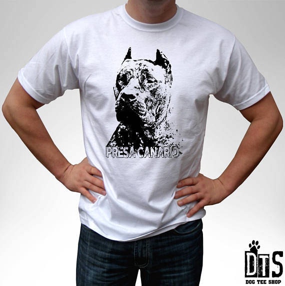 Perro De Presa Canario T-Shirt Geschenk Weihnachten Geburtstagsgeschenk Idee Hundeliebhaber Kunst Grafikdesign Personalisierte Benutzerdefinierte von WINGRAF
