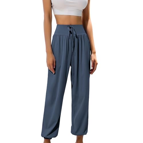 WINHUNT Damen Hose mit Taschen Yogahose Freizeit Jogginghose High Waist Sporthose Elastische Weite Bootcut Jazzpants WINHUNT Damen Hose mit Taschen Yogahose Freizeit Jogginghose High Waist Sporthose Elastische Weite Bootcut Jazzpants von WINHUNT
