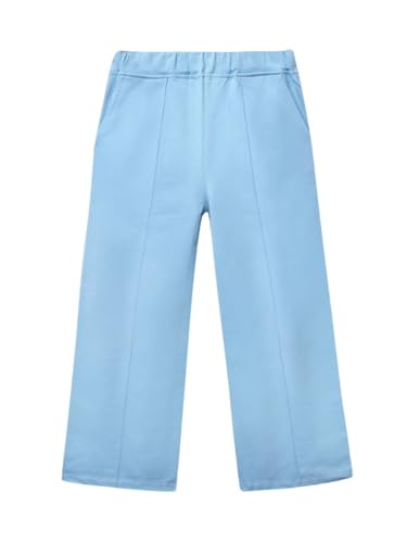 WINKIKI Kids Wear Mädchen Basic Jogginghose mit weitem Hosenbein - Blau - 140 von WINKIKI Kids Wear