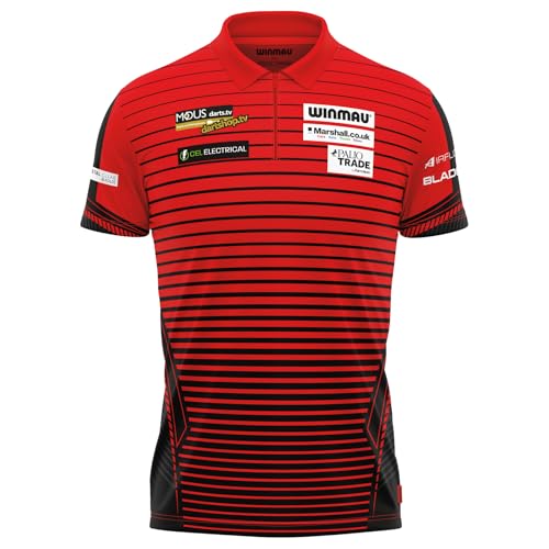 WINMAU Joe Cullen Darts Polo Shirt - XLarge von WINMAU