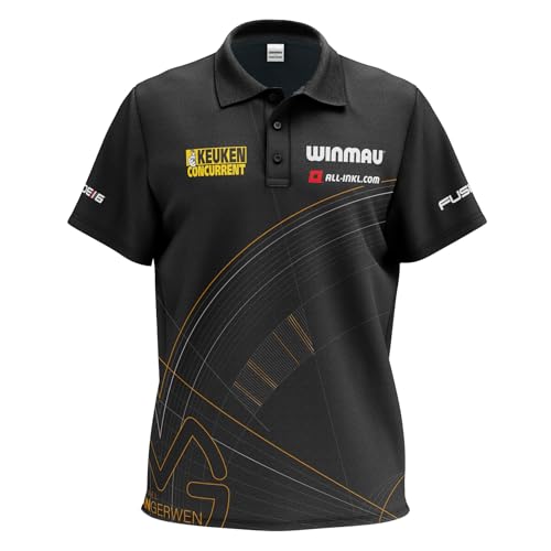 WINMAU - Michael Van Gerwen MvG limitierter Auflage Tour-Polo - Medium von WINMAU