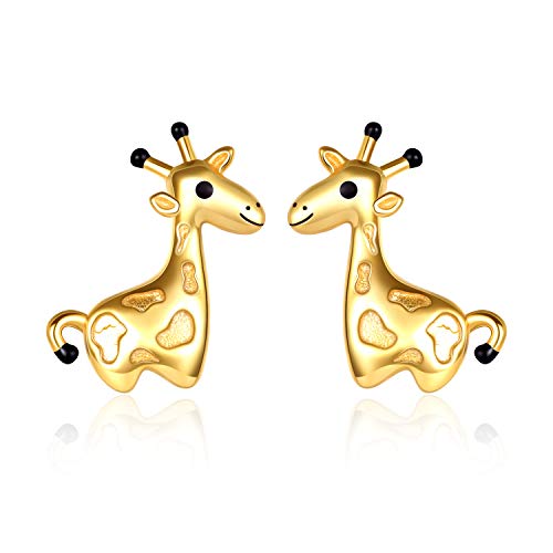 WINNICACA S925 Sterling Silber Giraffe Ohrringe Ohrstecker - Hypoallergene Süße Tier Giraffe Schmuck Geschenke für Tochter Frauen WINNICACA S925 Sterling Silber Giraffe Ohrringe Ohrstecker - Hypoallergene Süße Tier Giraffe Schmuck Geschenke für Tochter Frauen von WINNICACA