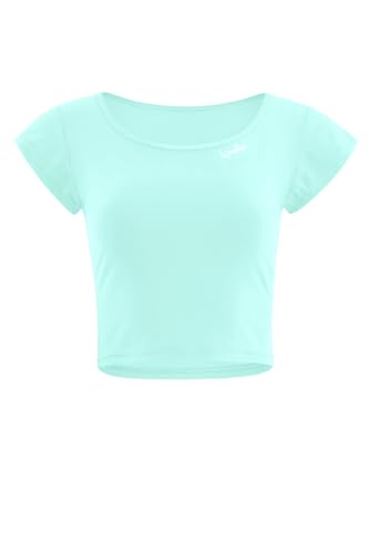 Winshape Damen Functional Light and Soft Cropped Kurzarmshirt Aet137ls T-Shirt, Delicate Mint, XS EU von WINSHAPE