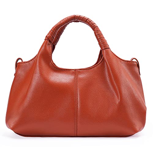 WIOLETA Handtasche damen mittelgroß handtasche damen braun ledertasche damen braun umhängetasche damen mittelgroß handtasche damen groß business taschen damen umhängetasche damen braun tote bag damen von WIOLETA