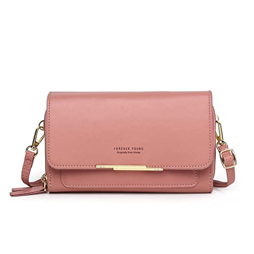 WIOLETA Klein umhängetasche damen,klein Handtasche Damen, Klein Elegant Handtasche,diagonale Crosstasche Aus Pu-leder Mit Verstellbaren Schultergurten Und Kartenschlitzen von WIOLETA