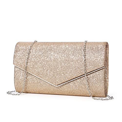 WIOLETA Umhängetasche damen kleine handtasche damen klein damen-clutches clutch gold abendtasche damen klatsch tasche damen clutch hochzeit von WIOLETA