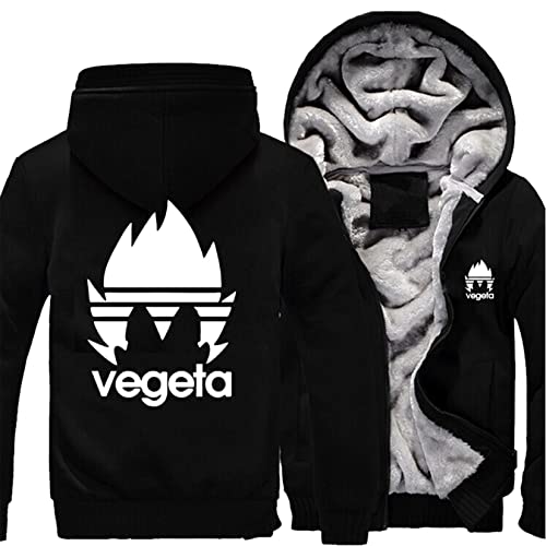 WIOSEN Herren Fleece Jacken Vegeta Prints Kapuzenmäntel Warm Flauschiges Futter Sweatshirt Tops Langarm Reißverschluss Pullover Freizeit Oberbekleidung,C-Aldult 3XL WIOSEN Herren Fleece Jacken Vegeta Prints Kapuzenmäntel Warm Flauschiges Futter Sweatshirt Tops Langarm Reißverschluss Pullover Freizeit Oberbekleidung,C-Aldult 3XL von WIOSEN