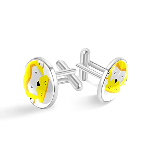 WIPPWER Figure Men Cufflinks Set, Stainless Steel Sliver Round Tuxedo Shirts Cufflinks Business Wedding WIPPWER Figure Men Cufflinks Set, Stainless Steel Sliver Round Tuxedo Shirts Cufflinks Business Wedding von WIPPWER